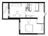 Продам квартиру 44.3 кв. м., 20/24, новый дом, жк Апельсин.