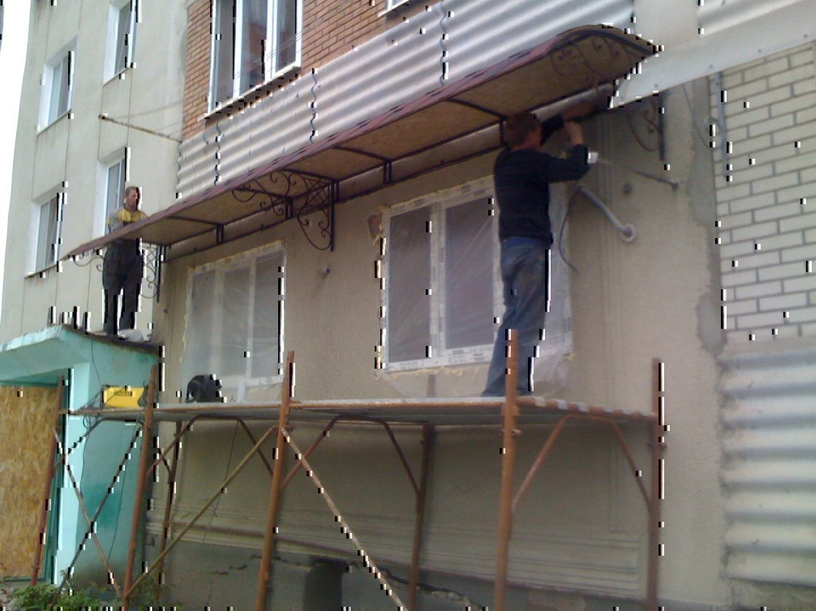 Бельцы. крыши козырьки отливы для балкона лоджии бельевые кр.