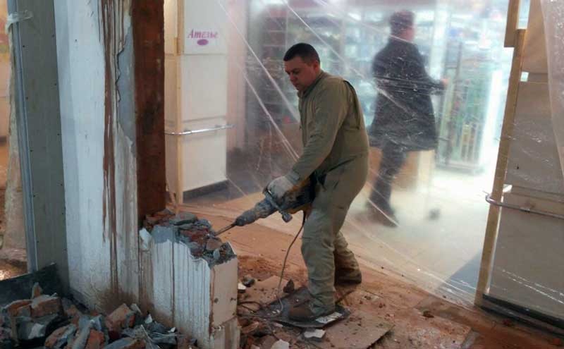 Снос перегородок