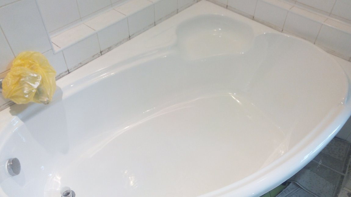 восстановление акрилового покрытия ванны