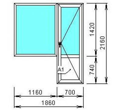 Р п окно. Балконный блок п44. Размер балконного окна п44т. Балконный блок с глухим окном. П44т Размеры окон.