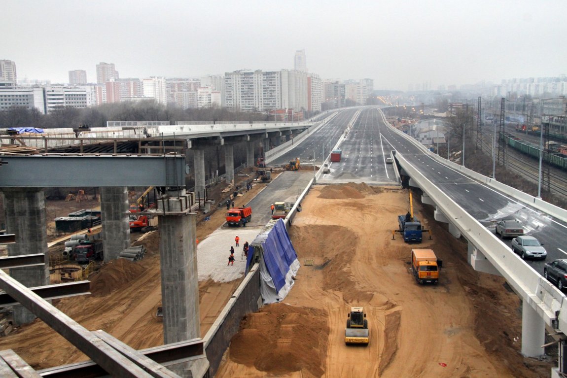Строительство городских дорог