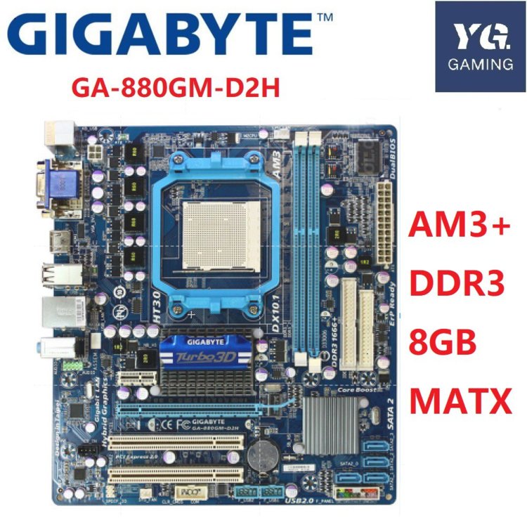 Gigabyte ga 880gm d2h какой процессор