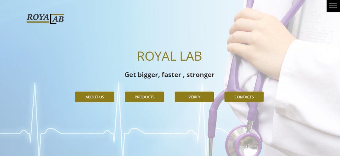 Royal Lab. Promovare. Проверить срок сайта
