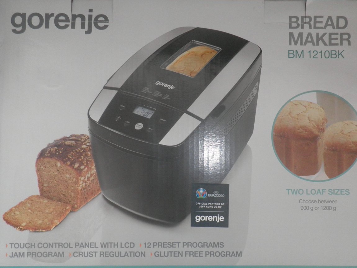 Хлебопечь gorenje bm1210bk. Gorenje bm1210bk. Bread makers Gorenje bm1210bk. Gorenje bm1210bk запчасти. Bm1210bk.