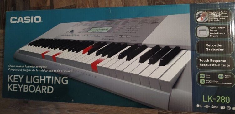 piano casio lk 280