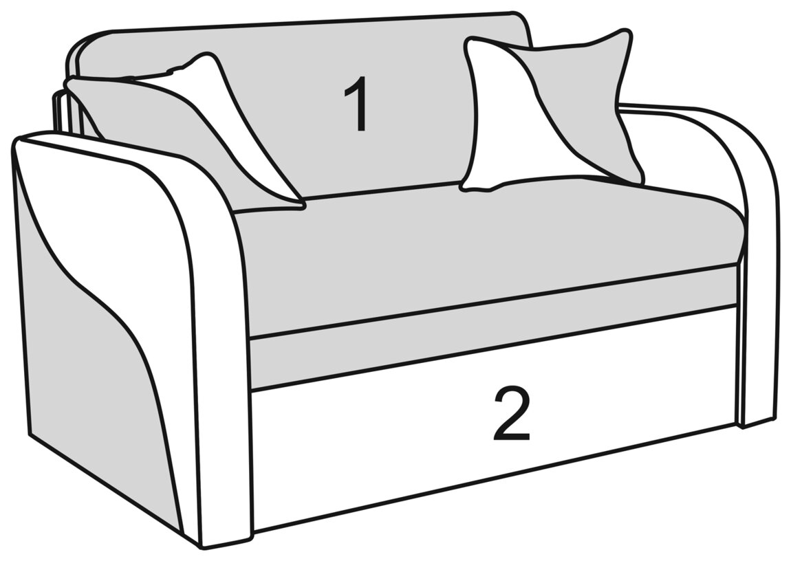 Как собрать диван малютка схема