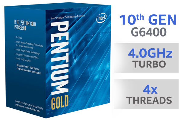 Процессор intel pentium gold g6400 box сравнение