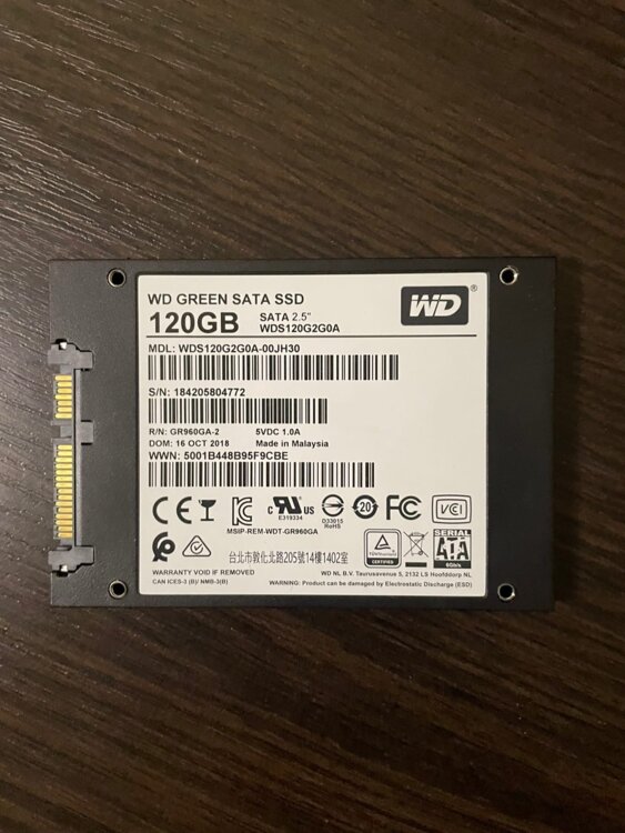 Wd green 120gb