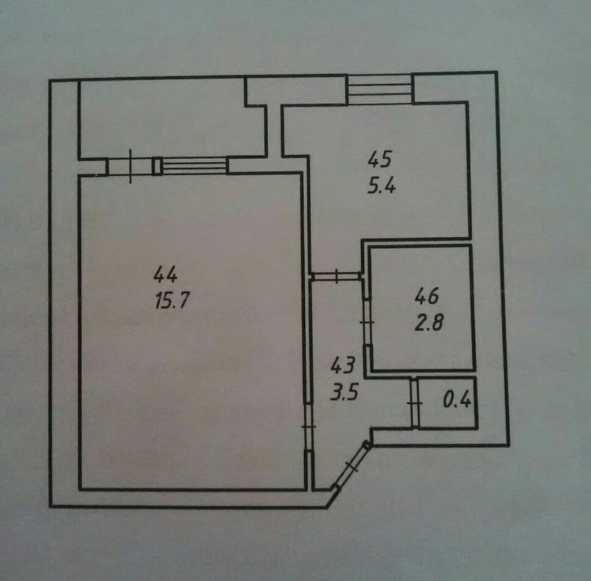 Продам однокомнатную квартиру 20000