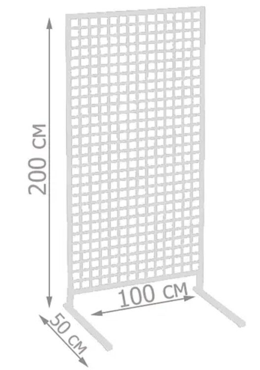 Стенд с перфорированной задней стенкой 1879 604 мм