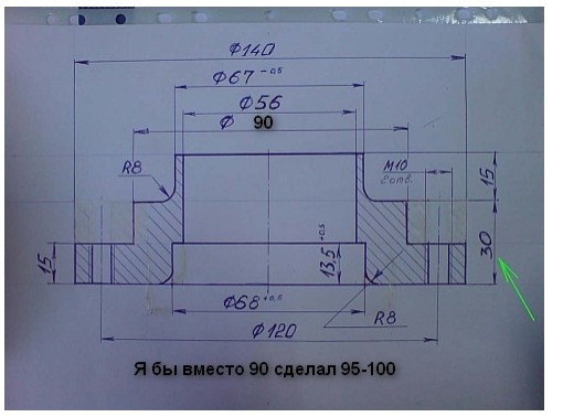 Чертеж проставок рено сценик 3