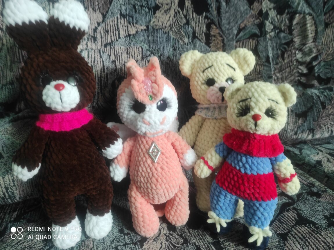 Милые мягкие игрушки на заказ 1 руб