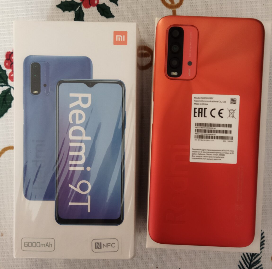 Продаётся телефон сяоми redmi 9t 6/128 gb 1500 руб