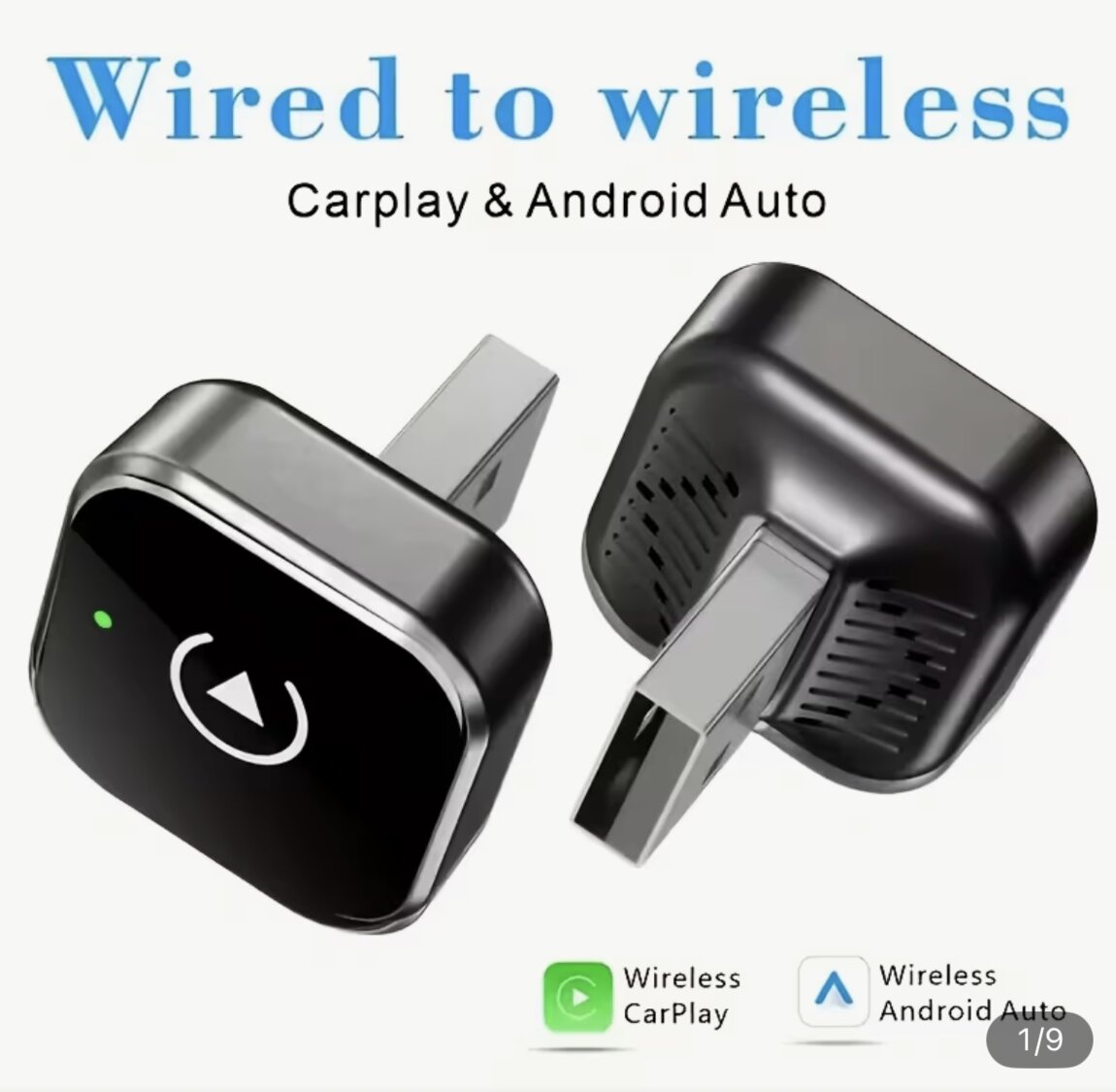 Беспроводной адаптер CarPlay, android auto