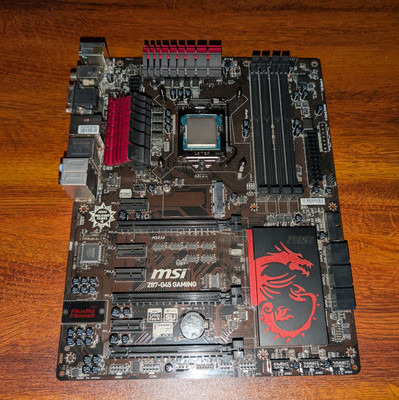 Продам MSI Z87 G45 gaming +4gb + CPU G3220