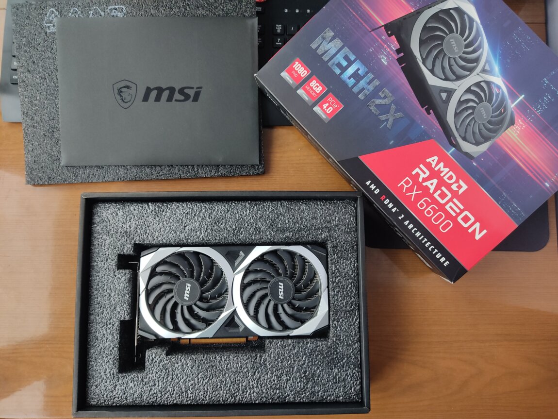 Видеокарта Radeon RX 6600 8GB
