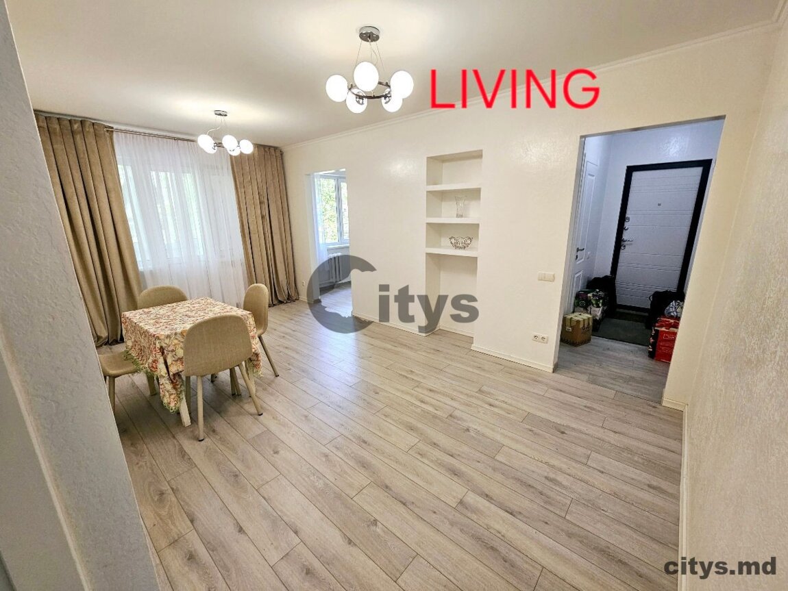 3-комнатная квартира, 60 м², Кишинёв, Чентру