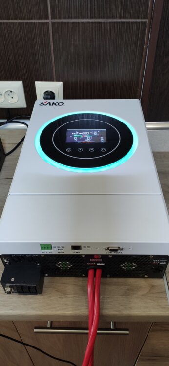 UPS, ИБП, LiFePo4.Инвертор гибридный 4,5kw, 24v. LP(1500-1050wAh)12-220v.