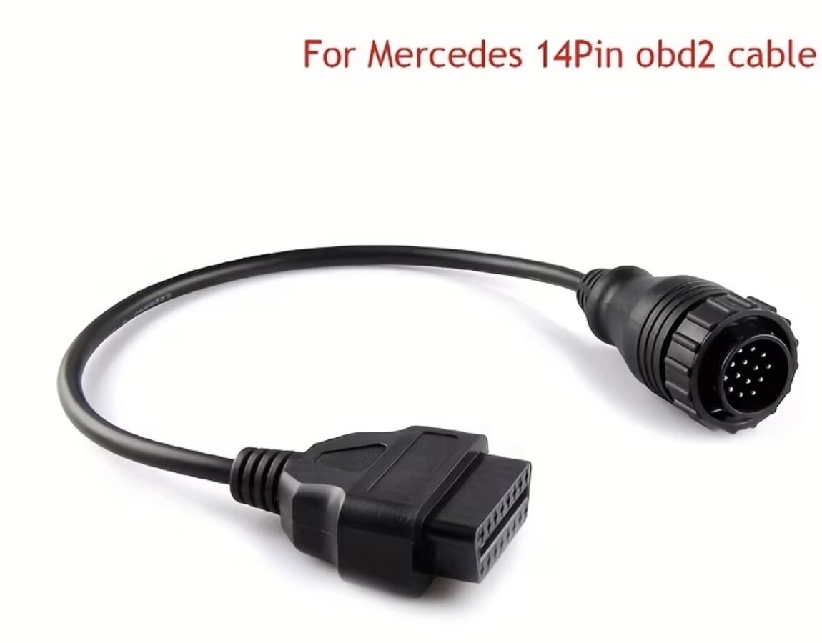 Переходник Mercedes 14 pin — OBD2 для диагностики