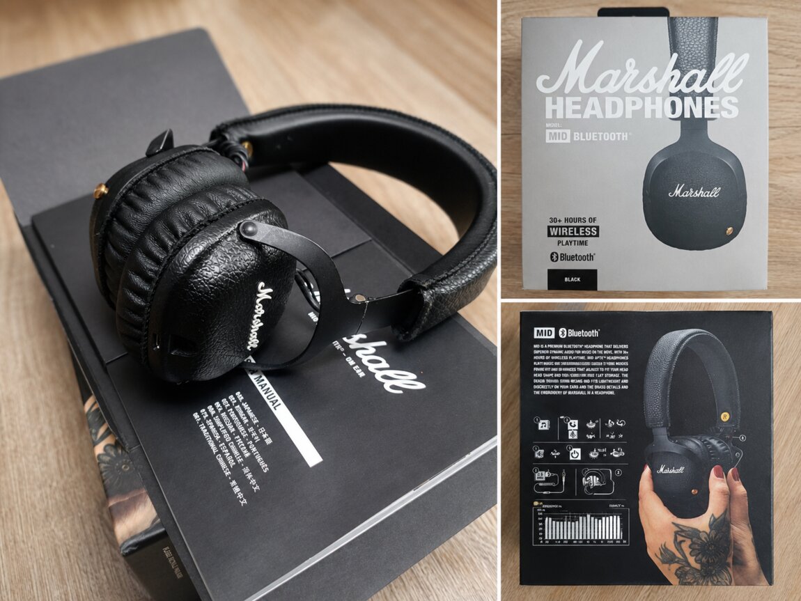 Marshall Mid Bluetooth — полный комплект + бонус