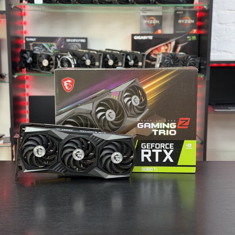 Видеокарта 3060 TI MSI GAMING Z TRIO 8 GB