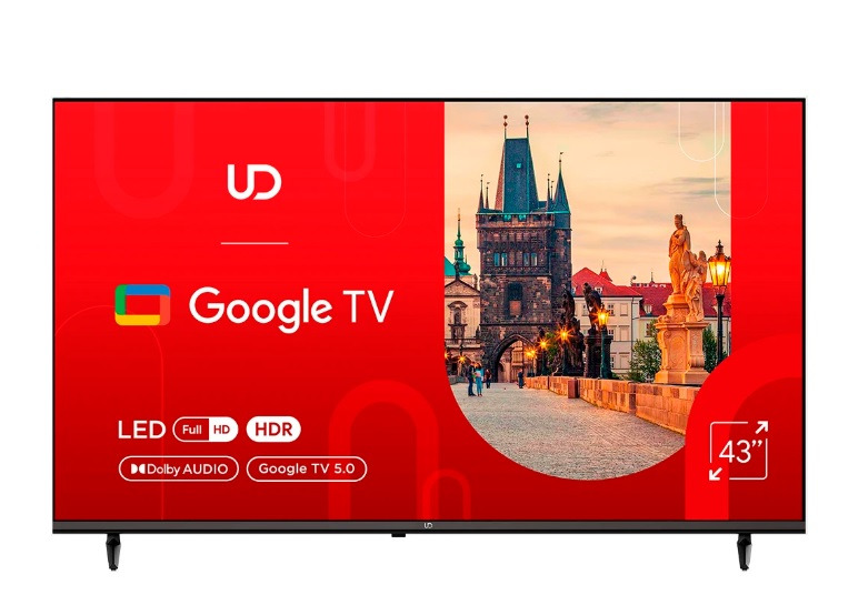 Телевизор UD 43GFC5210 Google TV - недорогая 43-ка!