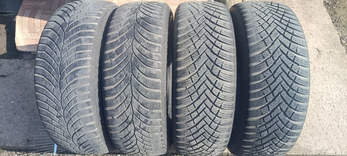 195/55/16 зима 23 год, 2 Hankook, 2 Continental