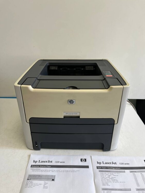 Принтер в рабочем состоянии, заправлен - HP LaserJet 1320, 2-сторон.