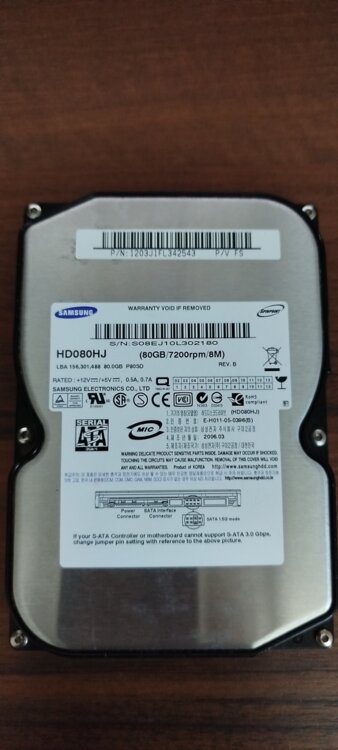 Продам жёсткий диск HDD 3.5 80 Gb.