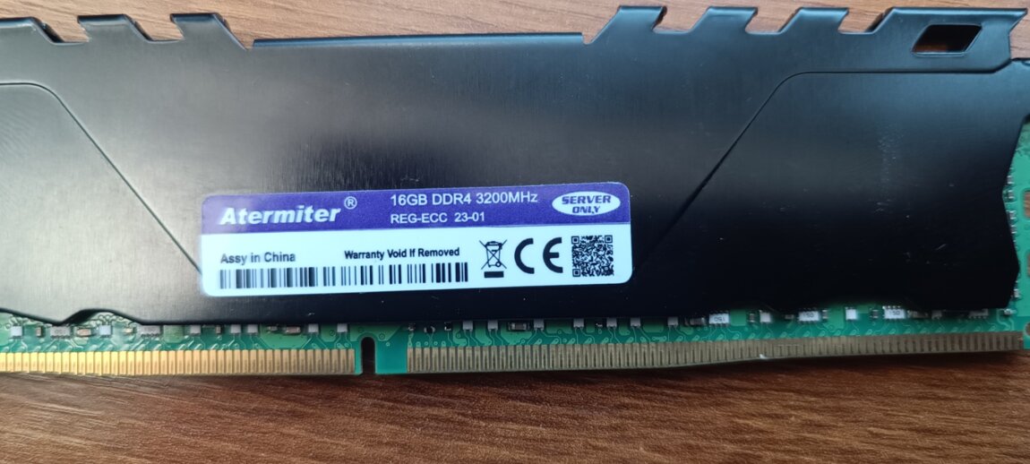 DDR4 16Gb 3200MHz REG ECC