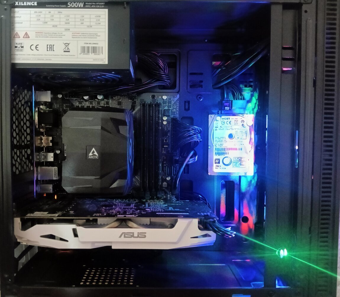 Игровой ПК Core™ i5-8500/ GTX1060 6gb/ 16gb DDR4/ 128gb SSD/ 500gb
