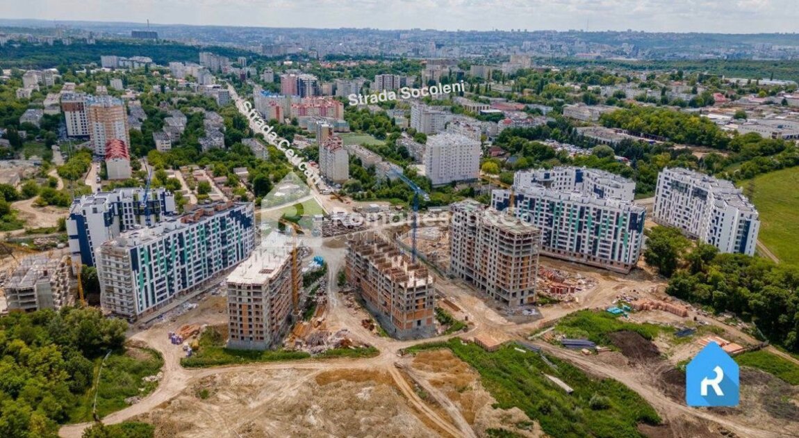 1-комнатная квартира, 45 м², Кишинёв, Рышкань