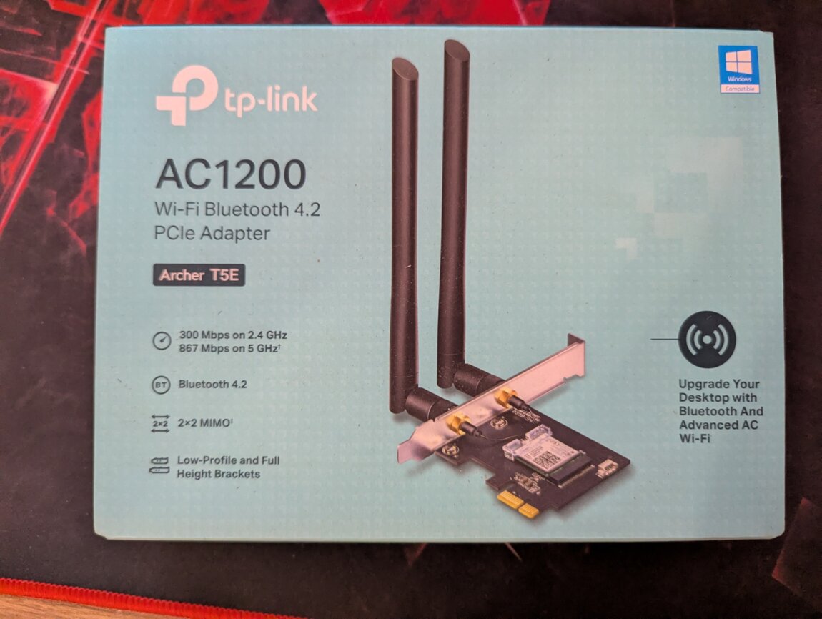 Wi-Fi/Bluetooth PCIe-адаптера TP-Link Archer T5E.