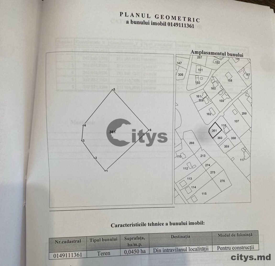 Teren - 4, Chisinau 43000 €
