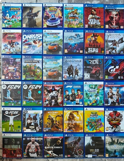 Диски с играми ps4 ps5