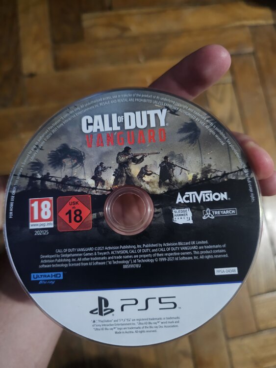 Продам диск COD Vanguard для PS5