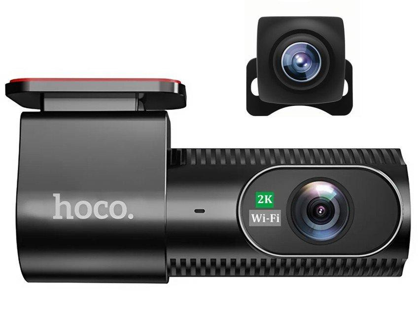 Видеорегистратор HOCO DV8 2K + камера заднего вида Wi-Fi