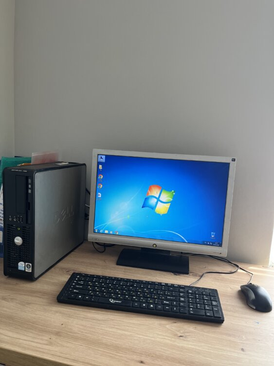 Комплект ПК Dell (Монитор 20" BenQ + Системник + Мышь + Клавиатура)