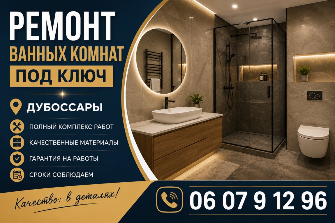 Укладка плитки. Дубоссары