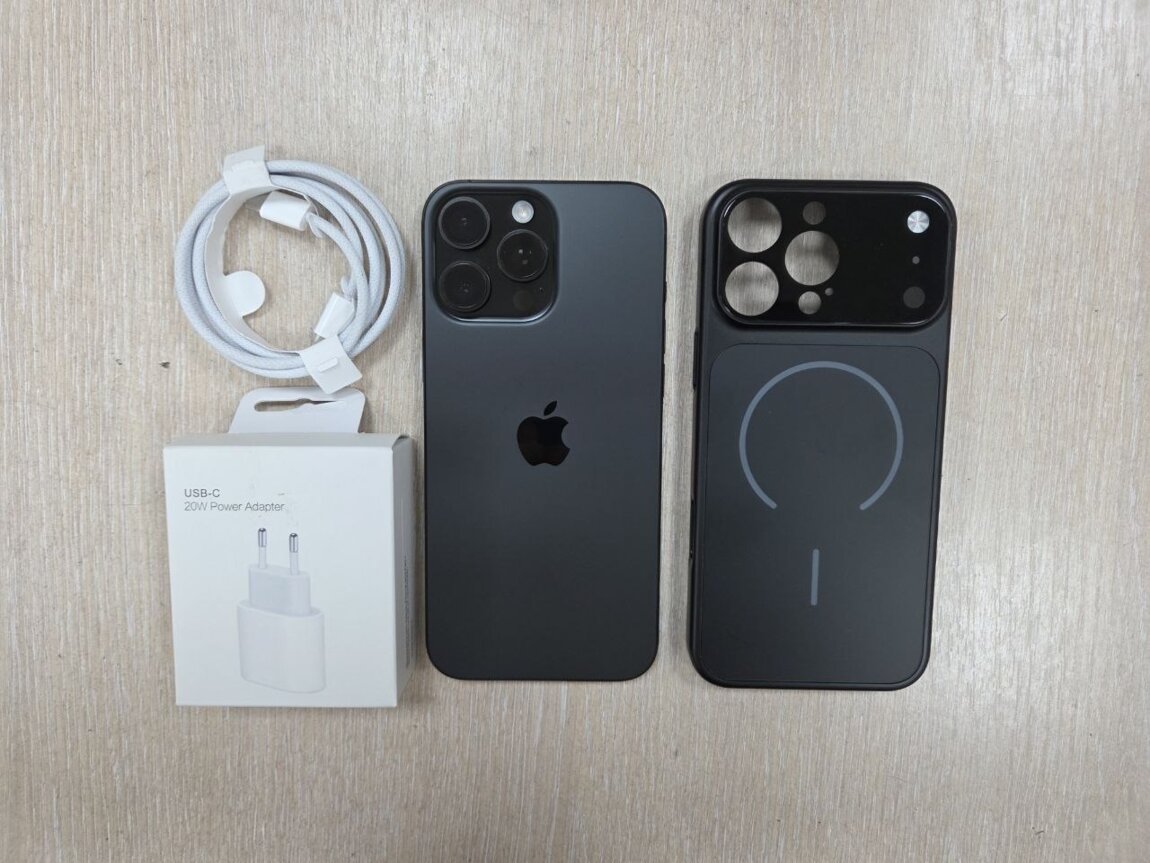 iPhone 16 Pro Max 256 ГБ, титановый чёрный 89% Sim/eSim Гарантия