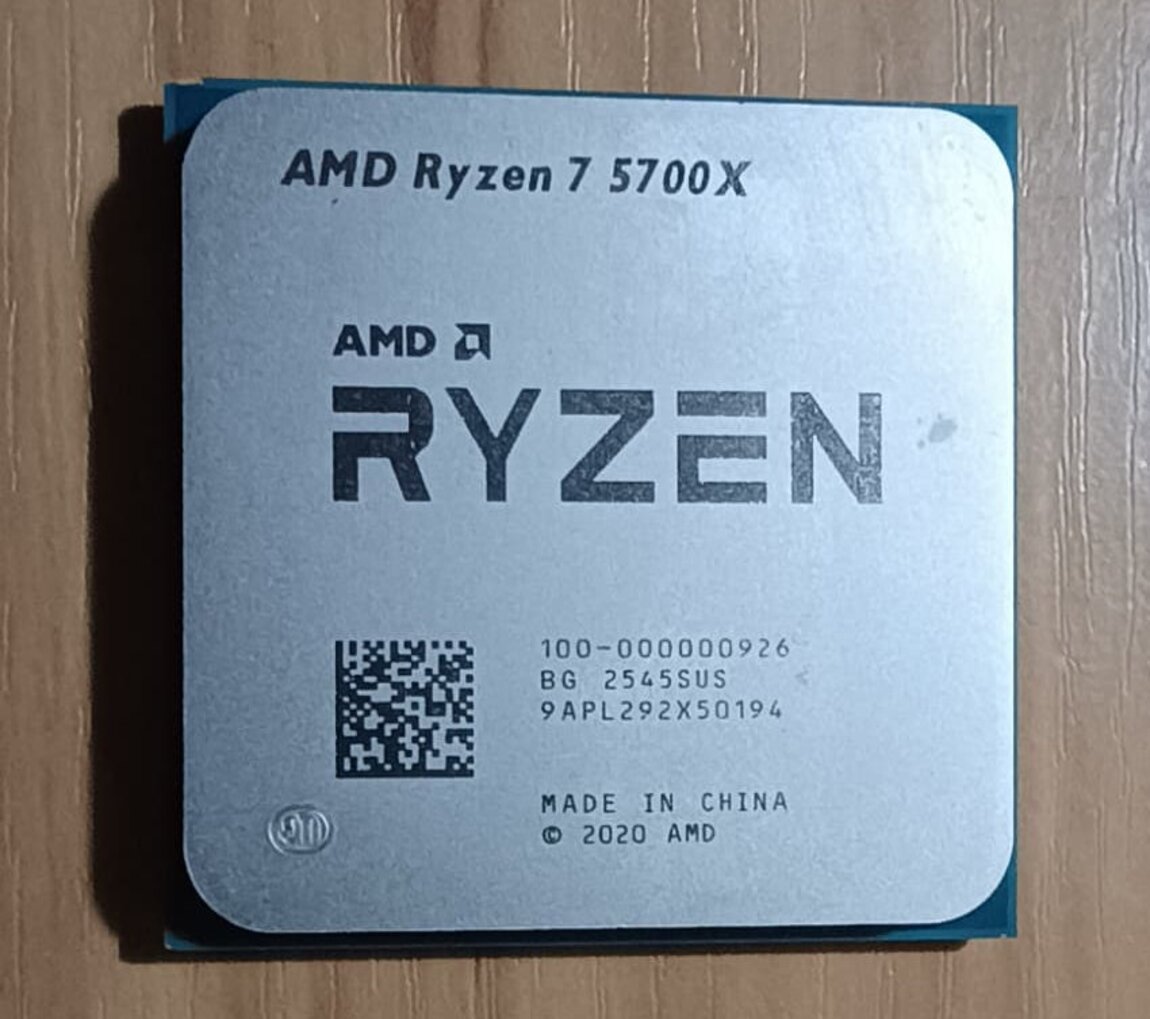 Процессор Ryzen 7 5700X, AMD Ryzen 5 3600