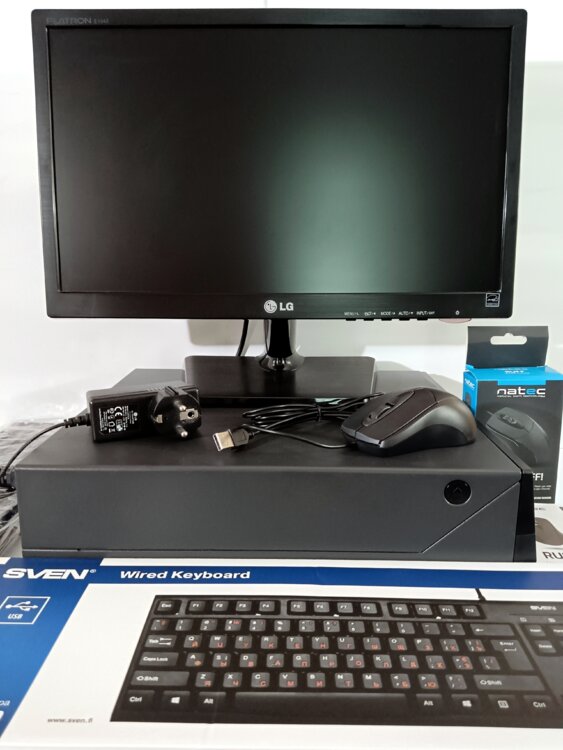 ПК в комплекте Lenovo LED LG SSD и HDD новые Клавиатура Мышь недорого.