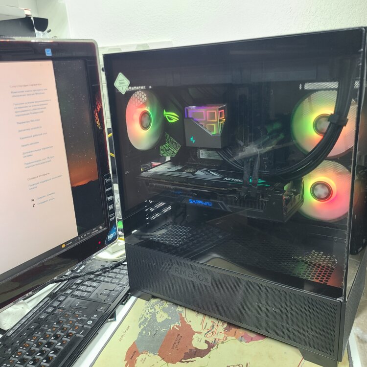 Мощный игровой пк| i9-9900| VEGA 64 NITRO+| 16GB| SSD + HDD