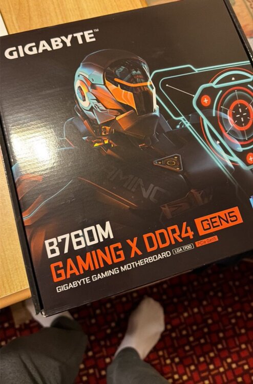 Новая GIGABYTE B760M GAMING X DDR4 gen5