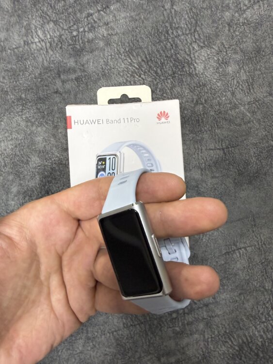 Фитнес-браслет HUAWEI Band 11 Pro, голубой ремешок, новый