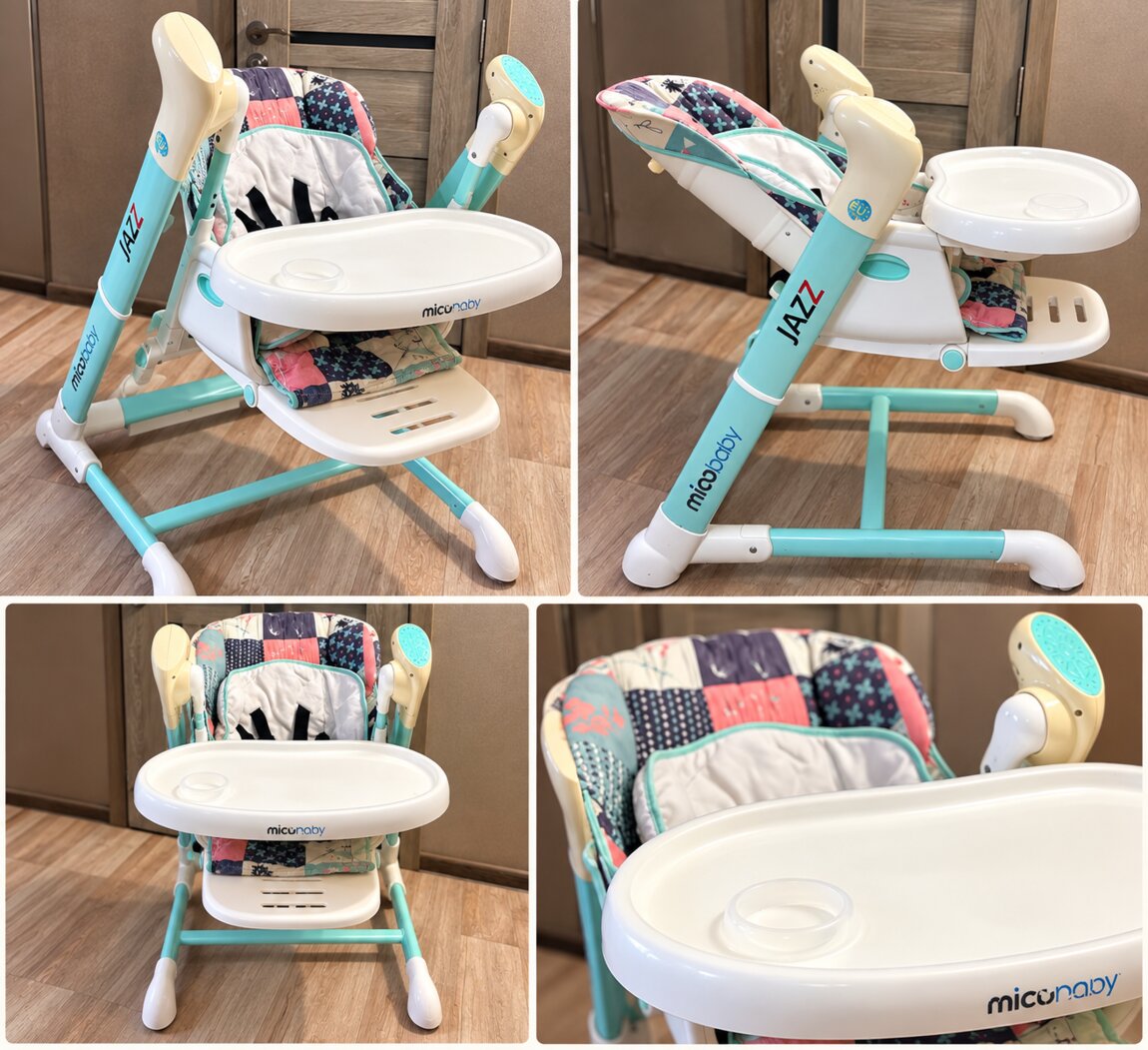 Продам стульчик для кормления-качели Micobaby JAZZ