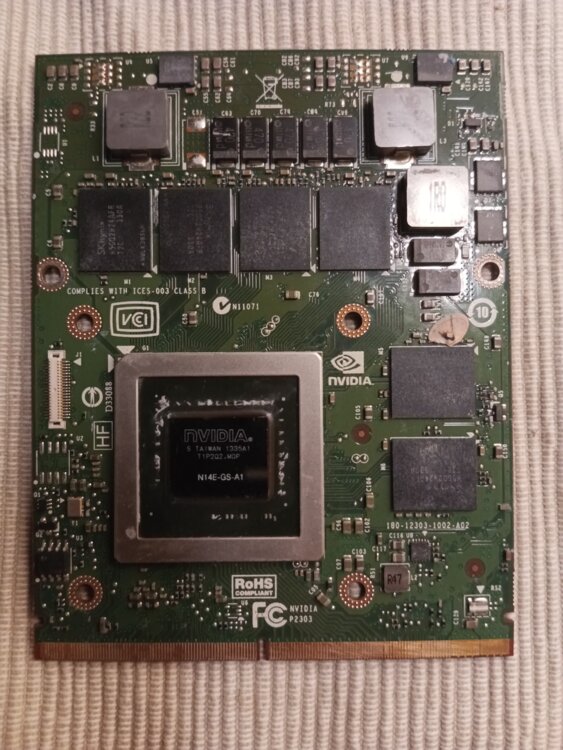 Видеокарта для ноутбука Nvidia GTX 770M 3Gb MXM 3.0b Dell Alienware