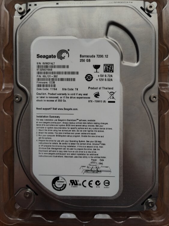 Продам 2 HDD Samsung и Seagate