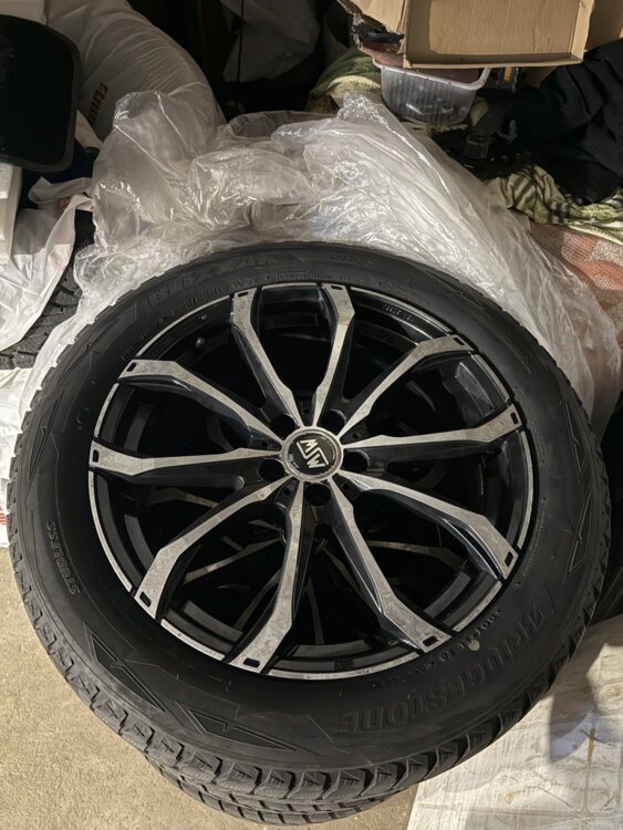 Комплект дисков на зимней резине Bridgestone 235/55 R19 2023 год